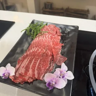 Boneless short rib Wagyu cut