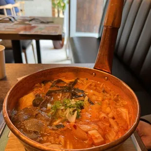 Kimchi &amp; Sliced Beef Rice Noodles