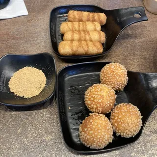 Popping Brown Sugar Rice Cake