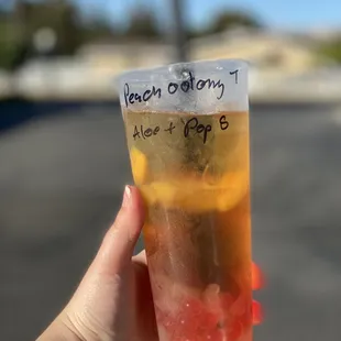 Peach oolong