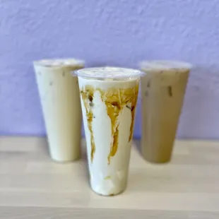Caramel Milk Tea with milk pudding (Rate: 4/5)