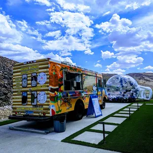  colorful ice cream truck