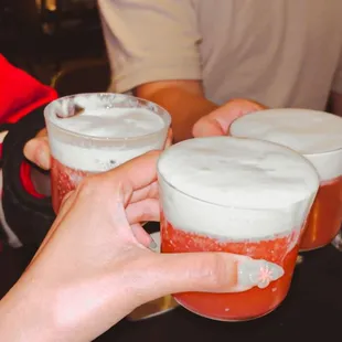 drink, cupcakes