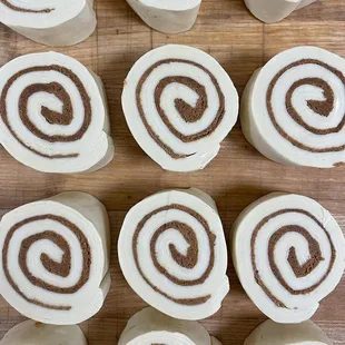 cinnamon rolls not yet born . owner photo