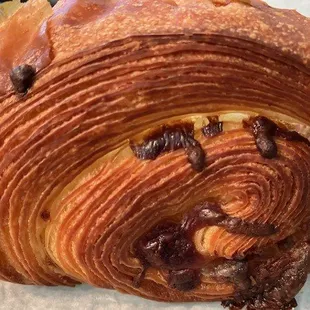 back of savory croissant-look at those layers!