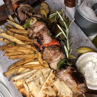 Lamb Skewer Platter