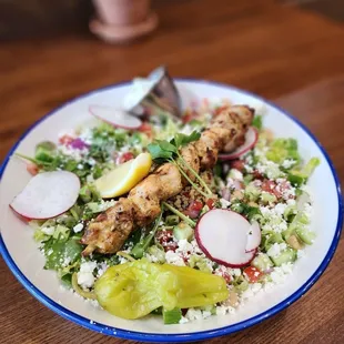 Chicken Kalamaki Signature Bowl