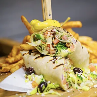 Aegean Greek Salad Wrap