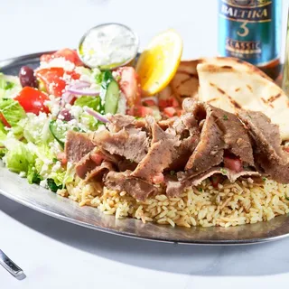 Traditional Gyro Platter