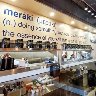 interior, sushi and sashimi