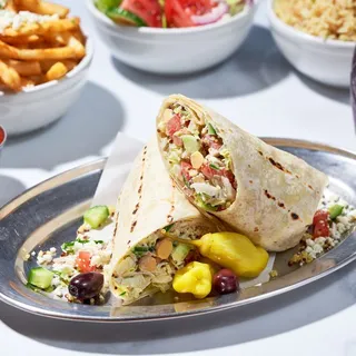 Aegean Greek Salad Wrap