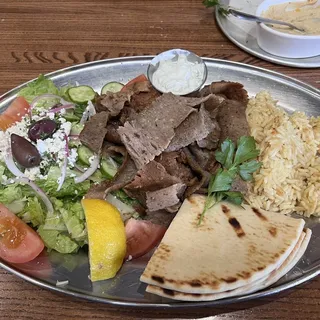 Traditional Gyro Platter