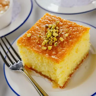 Ravani (Semolina Cake with Fresh Citrus Zest)