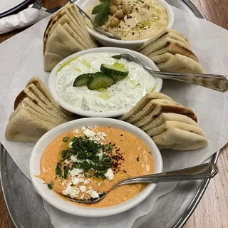 Spread Trio and Pita