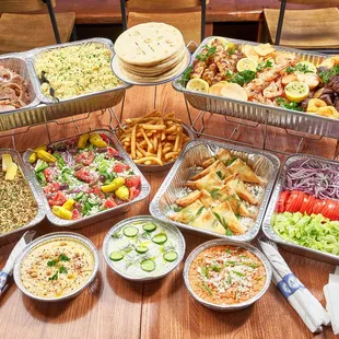 interior, salads