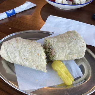Aegean Greek Salad Wrap