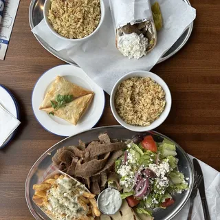 Traditional Gyro Platter