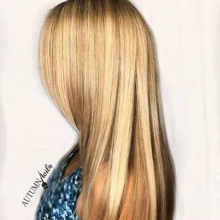Blonde or blonder? That's the only question.  Hair by Autumn