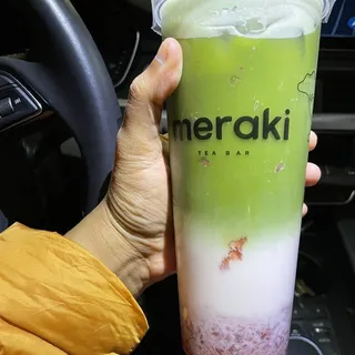 Strawberry Matcha Latte