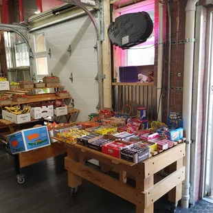 a variety of products