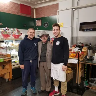 3 Generations of ownership. Salvatore Merante (original owner) with two of his grandsons.