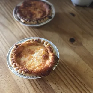 Homemade tomato pies.