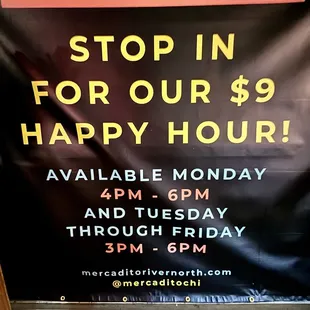 Solid happy hour