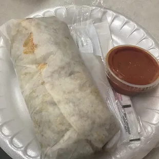 Absolutely mouth watering burrito
