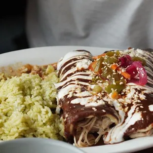 Enchiladas Mole poblano