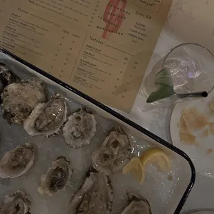 West coast oysters