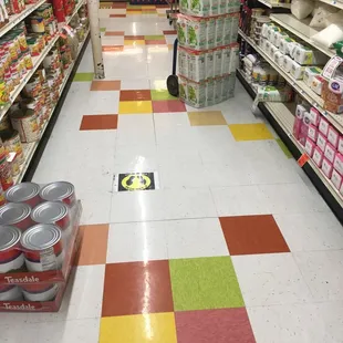 a grocery store aisle