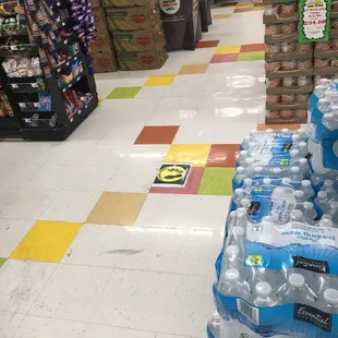 Water and TP and Kleenex