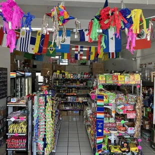 the inside of a store