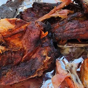 Whole BBQ chicken $15 was delicious!