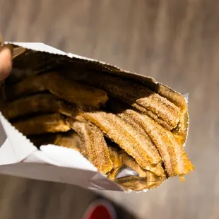 churro with cinnamon