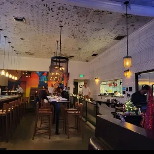 the interior of a restaurant