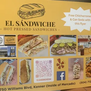 El Sandwiche Postcard