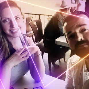 At Mercado Latino with Maggie