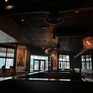 Looking toward the front door