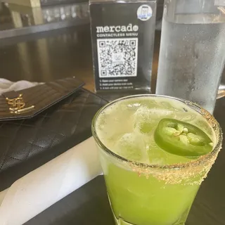 Spicy Cucumber Margaritas