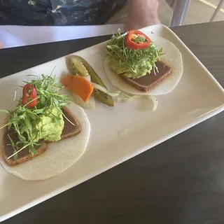Jcama Ahi Tacos