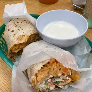 Burrito was good but I'll be sticking with the tacos!