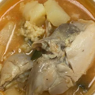 Caldo de Pollo (Chicken Stew)  So delicious  It tasted homemade