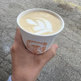 Latte with Mexican Vanilla- Yummy