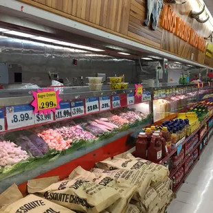 Extensive Fish &amp; Meat department