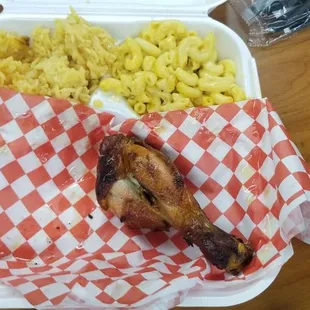 What was left of our Chicken plate.  It was good!