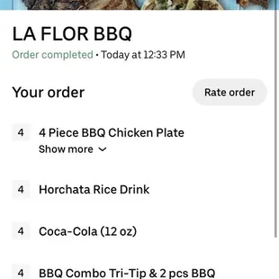 Order receipt and what was actually delivered!