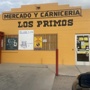 The outside of the shop