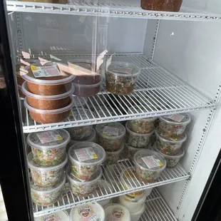 a refrigerator full of food