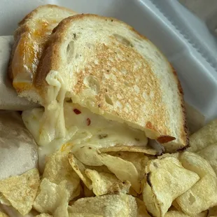 The BIG Cheese (four cheeses grilled)